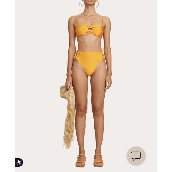 Cult Gaia Pisa Bikini Bottom NEW Marmalade Women's Size Medium $179 MSRP Beach - Picture 1 of 10